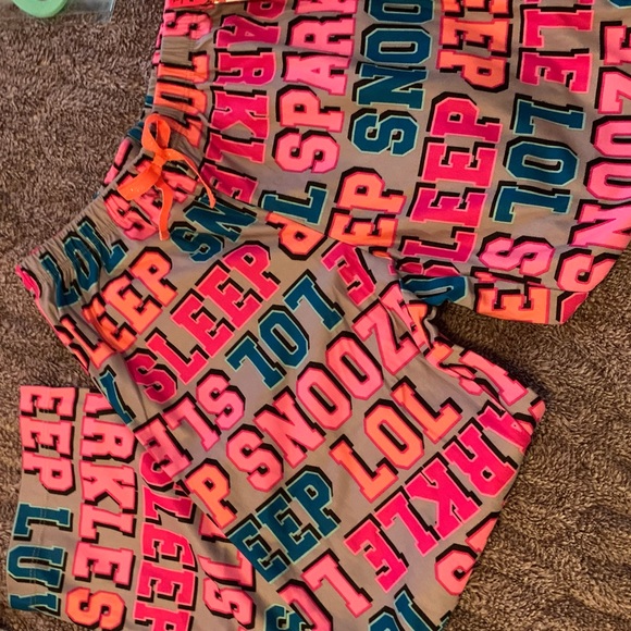 New Total girl flame resistant lol sparkle sleep pants - Picture 7 of 9